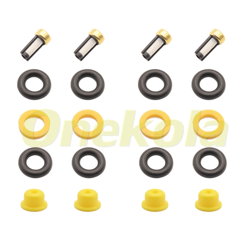 Fuel Injector Service Repair Kit Filters Orings Seals Grommets for  Ford Mustang 5.0L 1993-1996 0280150947