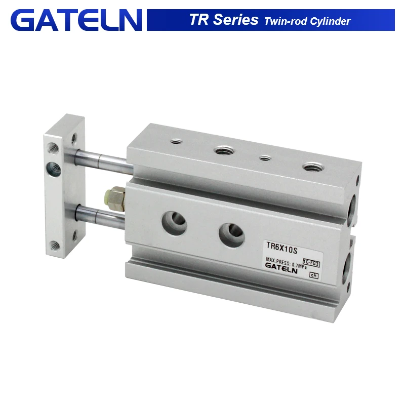 TR Series Twin-rod Cylinder Slide bearing air pneumatic cylinder TR6 TR10 TR16 TR20 TR25 TR32