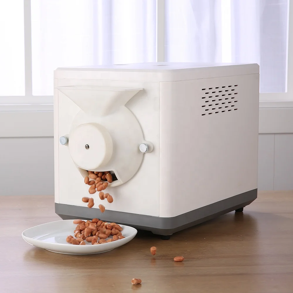 6L ไฟฟ้าเครื่องคั่วกาแฟย่างเครื่องใช้ในครัวเรือนทอด Sesame และถั่วลิสง Grain Machine อัตโนมัติชุดเวลา1600W