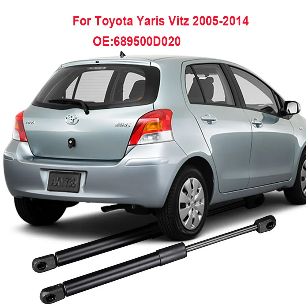 2PC Rear Tailgate Boot Trunk Gas Spring Struts For Toyota Yaris Vitz Hatchback 2005 2006 2007 2008 2009 2010 2011 2012 2013 2014