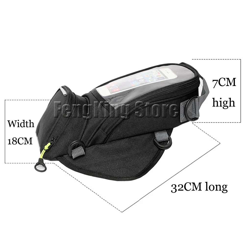 For MV Agusta 675 800 Brutale 1000 Turismo Veloce RC Motorcycle Magnetic Bag Riding Bag Navigation Fuel Tank Bag Large Screen