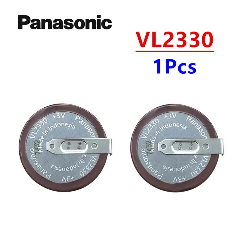 1-10PCS Panasonic 3V VL2330 ML2330 50mAh 180 Degrees Legs Rechargeable Lithium Battery For BMW Car Key Electric Toy Clock