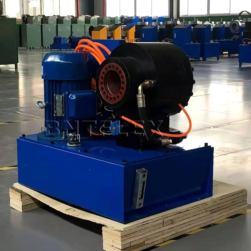 2021 Newest design !!! hydraulic hose crimper HSP-38 shrink tube steel pipe reducing machine