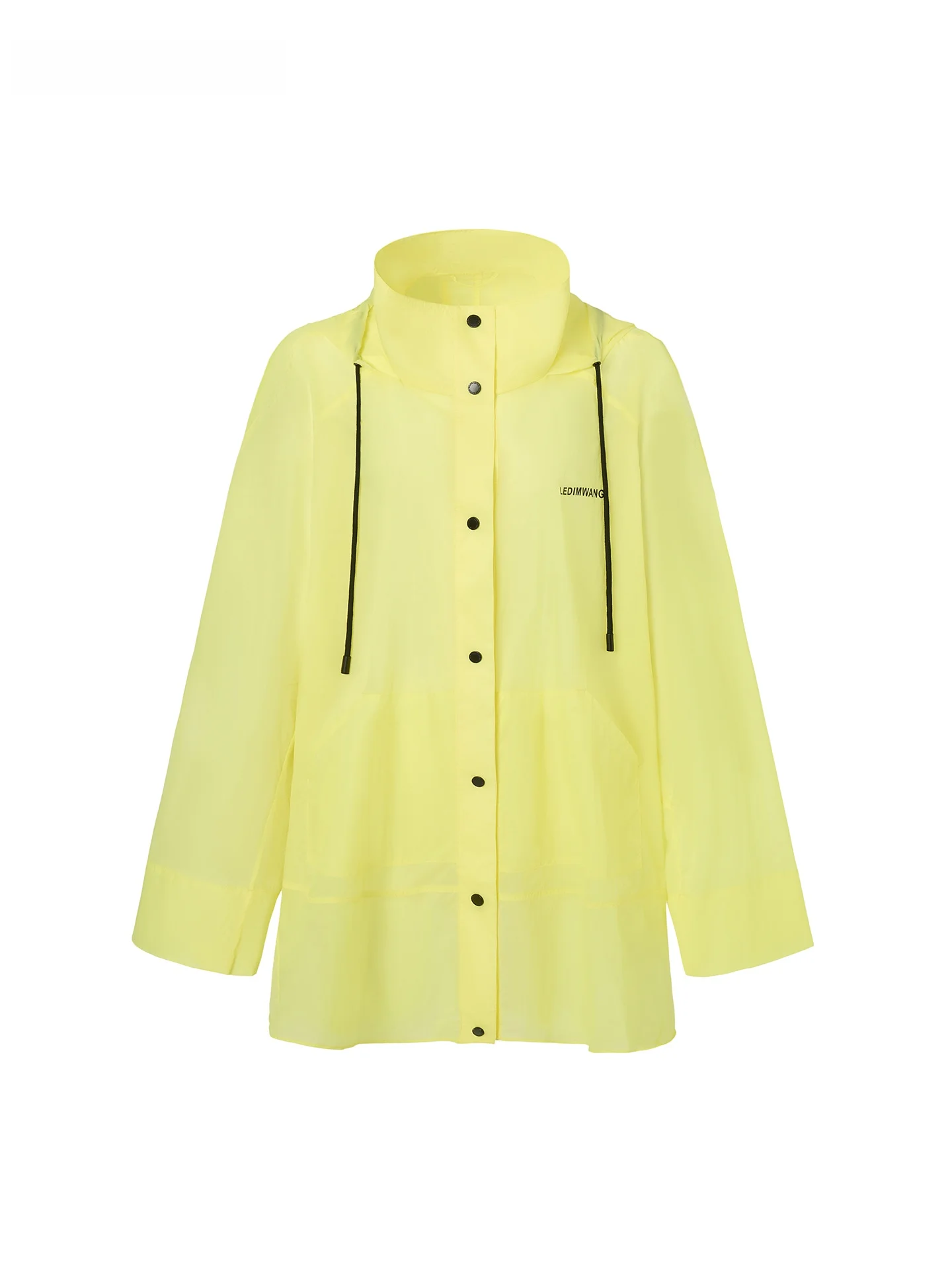 

Модная желтая повседневная женская ветровка LEDIM WANG: новинка весна-лето, защита от УФ-излучения, свободный крой, нейлоновая куртка