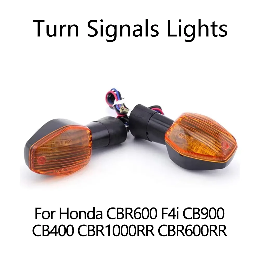 

For Honda CBR600 F4i CBR1000RR CBR600RR CB 900 400 CBR 600 1000RR Motorcycle Turn Signals Lights yellow Indicators Lamp