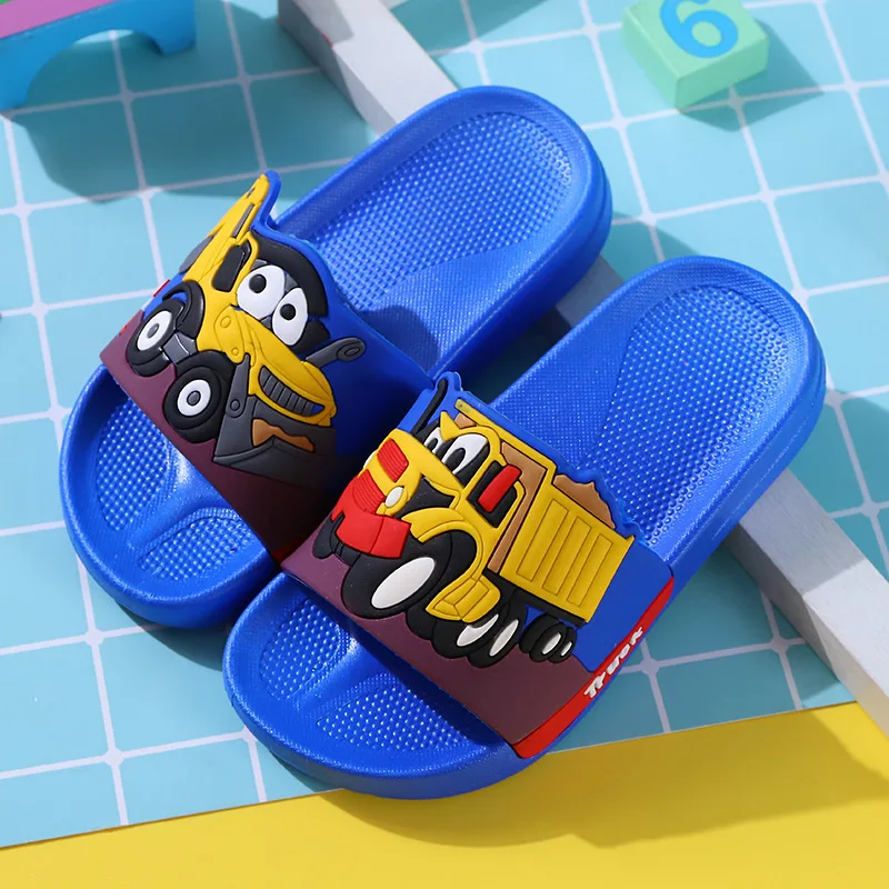 PantuflasCartoon Children Slippers Summer New Anti Slip Boys House Shoe Cute Girls Beach Shoes Kid Shoes Flip Flops Zapatos Niña