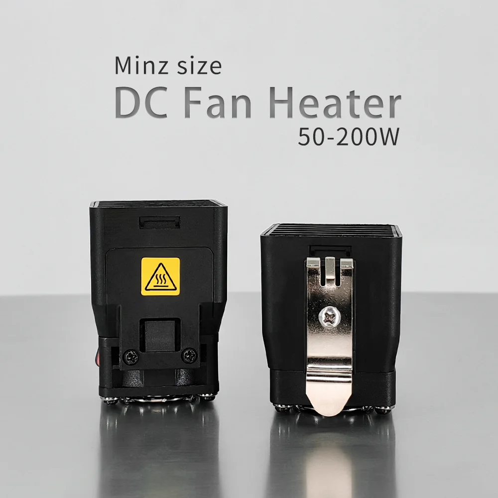 Grzałka PTC DC24V 50~200W Ceramiczna Termostatyczna Izolowana Grzałka z Wentylatorem Izolacja dla Zwierząt Inkubator Elektryczny