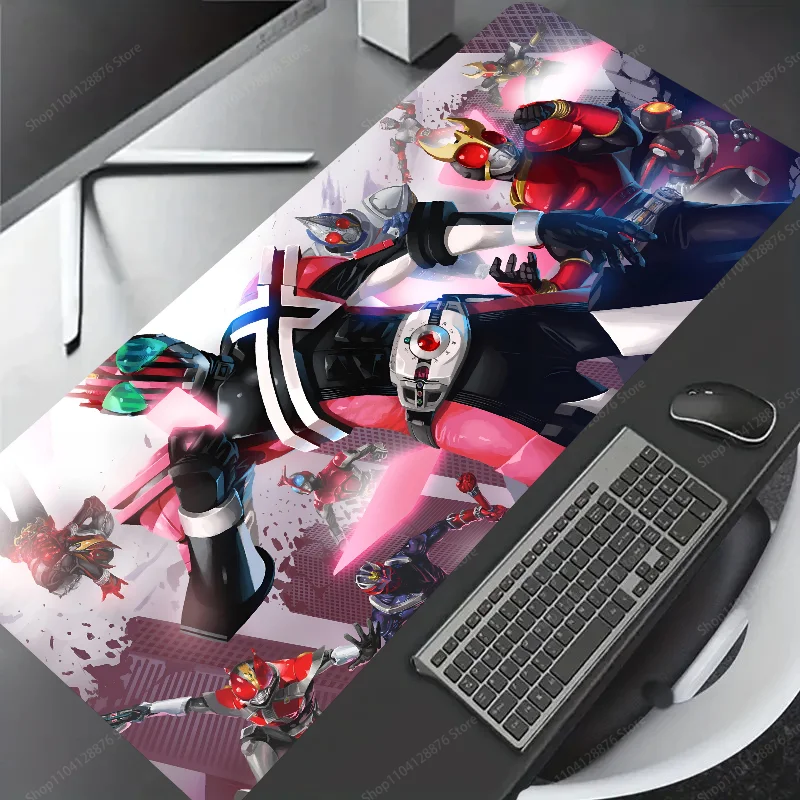 1pc hot super hero Kamens Riders Non-slip Mouse Pad Suitable For Office Computers Laptops E-sports Game Desk Mats XXL Keyboard