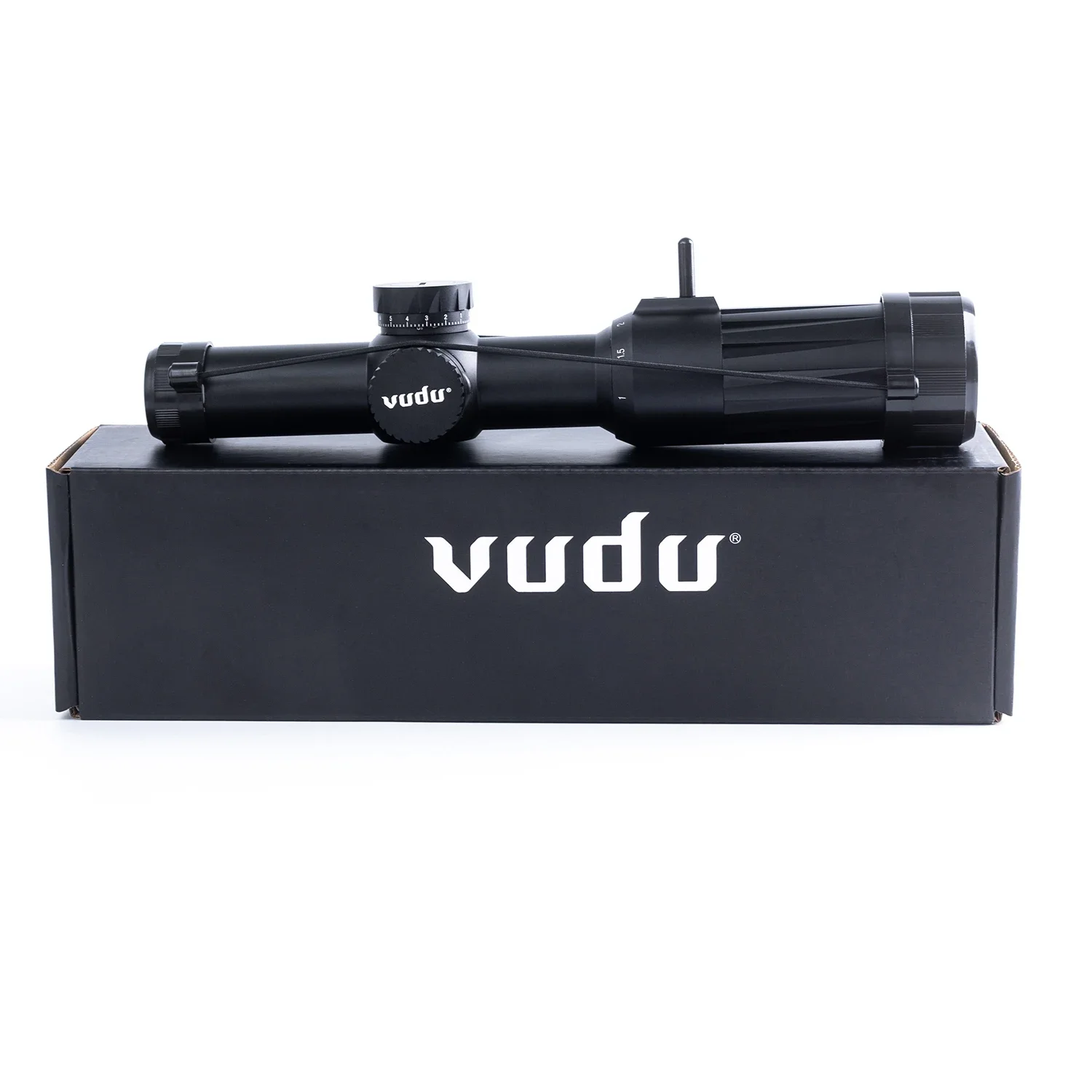 VUDU 1-6X24 نطاق بندقية دقيق للبصريات FFP SR1 شبكاني مضيء MRAD 30 مم أنبوب أسود #6