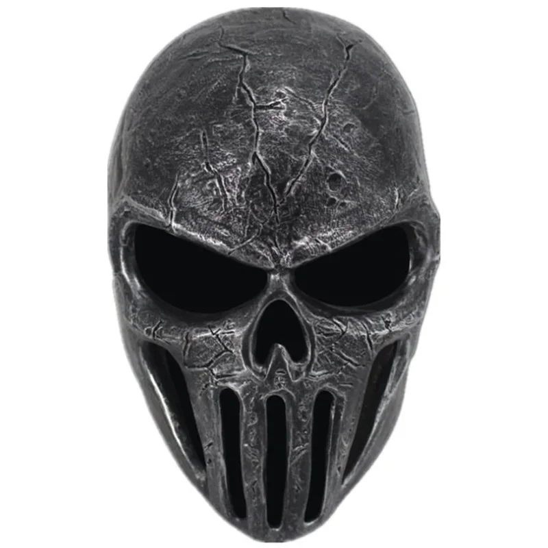 Chieftain Skull Warrior Mask Skull Mask Resin Chief Cosplay Mask Halloween Mask Field Equipment Military Breathable Skull Mask