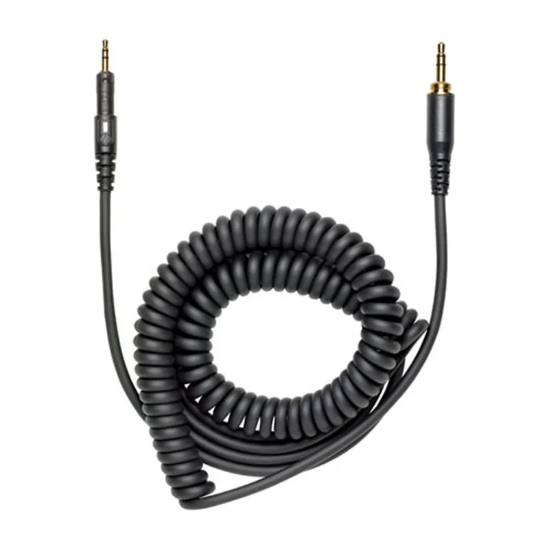 For ATH-M70X M50X M40X M60X Headphones Audio Cable Spring Cable