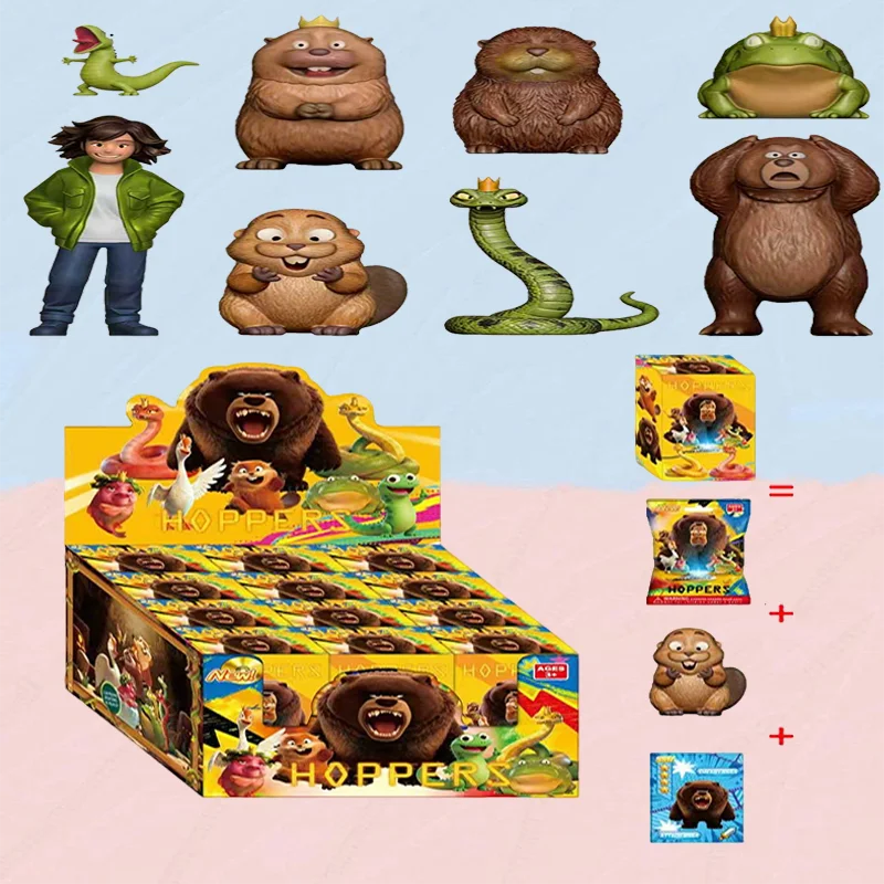 Hoppers Mystery Box Anime Cartoon Beaver Peripheral Random Style PVC Figure Model Collectible Surprise Blind Box High Quality Gi