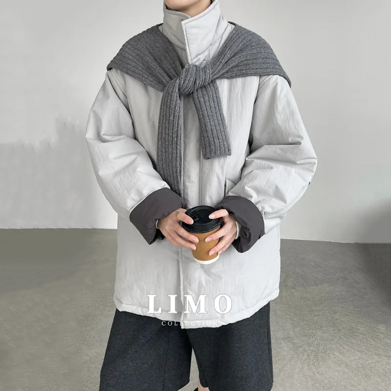 

LIMO 202, осенне-зимняя куртка-пуховик Y2K, женская уличная одежда, пальто большого размера из полиэстера и хлопка с цветными блоками