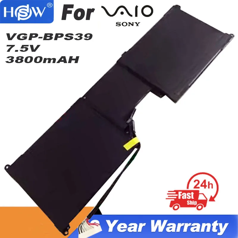 VGP-BPS39 Battery For Sony VAIO SVT11213CXB SVT11215CGB/W SVT1121B4E SVT11224E SVT1122C5E SVT112A2WL Tap 11 Tablet 7.5V 29WH