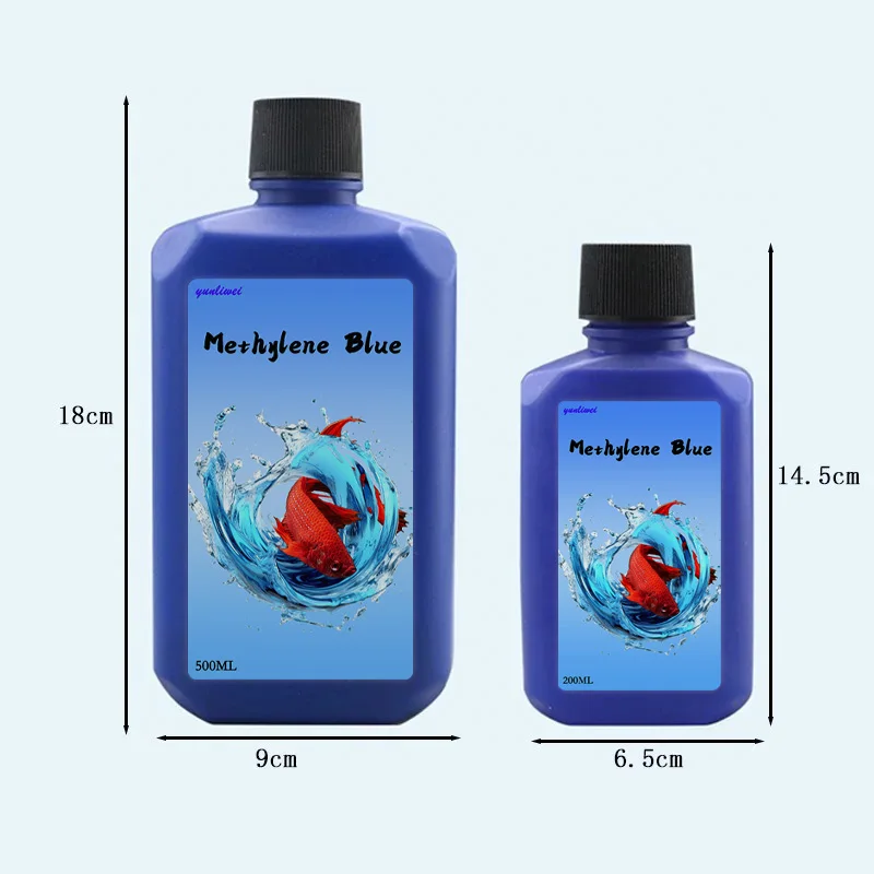 Blaue Methylen-Aquarienfische, Desinfektion und Sterilisation, Quarantäne, Zierfische, Koi, weißer Fleck, Wasseraufbereitung, Schimmel – Detail 2