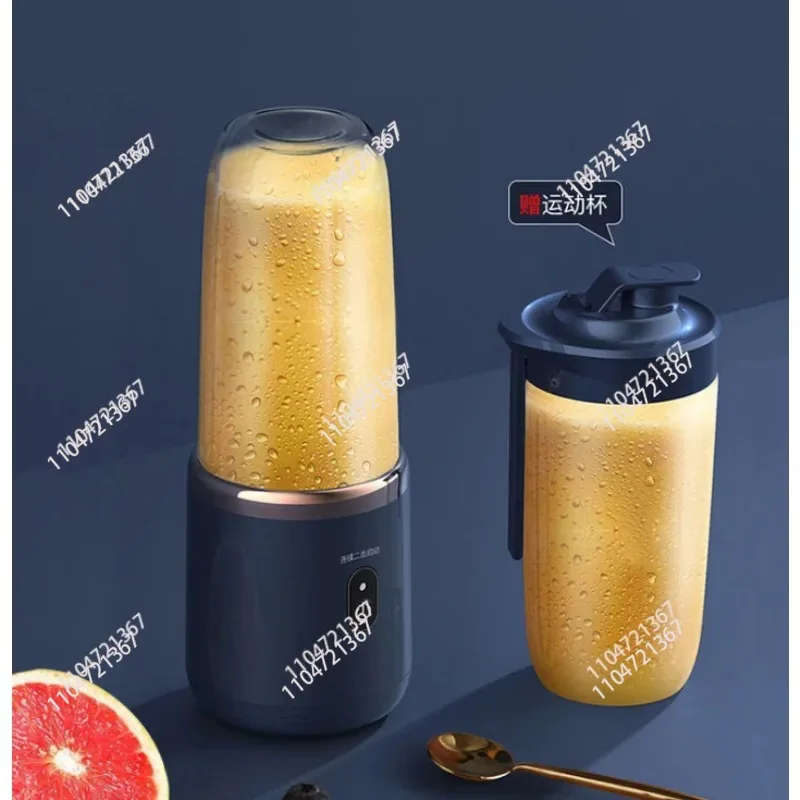 Hand Battery Fresh Rechargeable Personal Usb Small Machine Electric Portable Mini Fruit Juicer Blender Mixer Eight sets