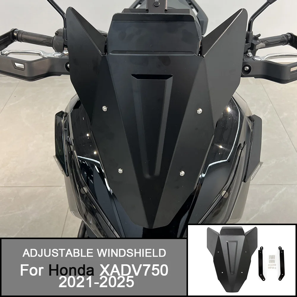 Für Honda XADV 750 X-ADV 750 xadv750 2021 2022 2023 2024 2025 Einstellbare Windschutzscheibe Motorrad CNC Aluminium Windschutzscheibe Windschutz