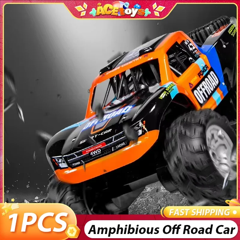 4-عجلات برمائية على الطرق الوعرة سيارة التحكم عن بعد 2.4G متعة آمنة مقاوم للماء قوي سيارة كهربائية لاسلكية اللعب