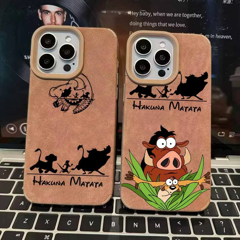 The Lion King Anime For Apple iPhone 17 16 15 14 13 12 11 Plus Pro Max Eyes Large Pore Skin Patch Cover Soft Silicone Phone Case view 2