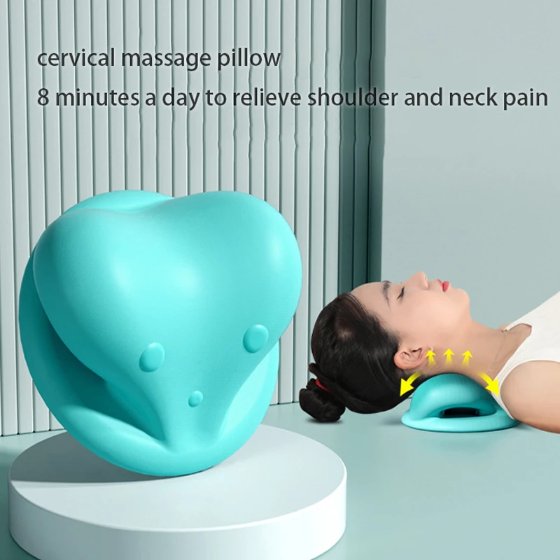 Neck Hump Corrector Neck Pain Relief Relaxer Pillow Correction Artifact Sleeping Special Neck Stretcher Support Traction Pillow