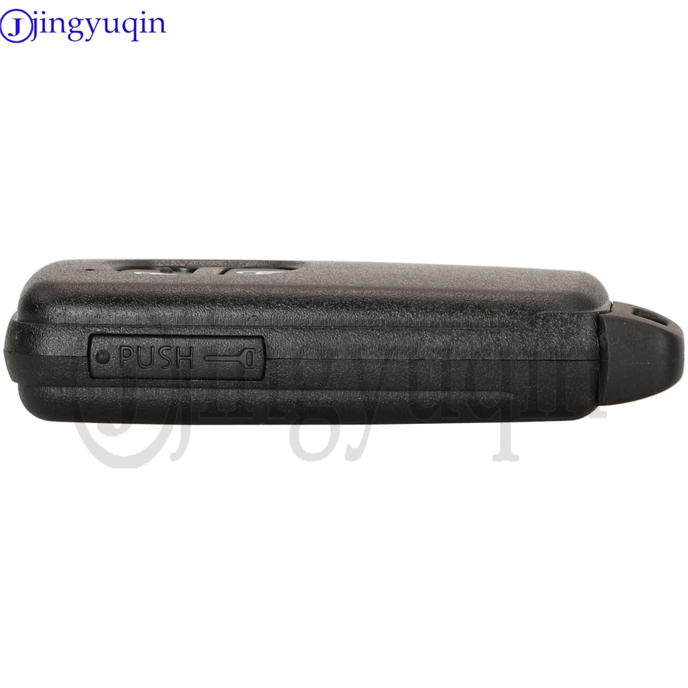 jingyuqin 2/3/4 Buttons For Toyota 4Runner Land Cruiser Prius 2010-2013 Smart Remote Car Key Shell Fob Uncut Blade Replacement