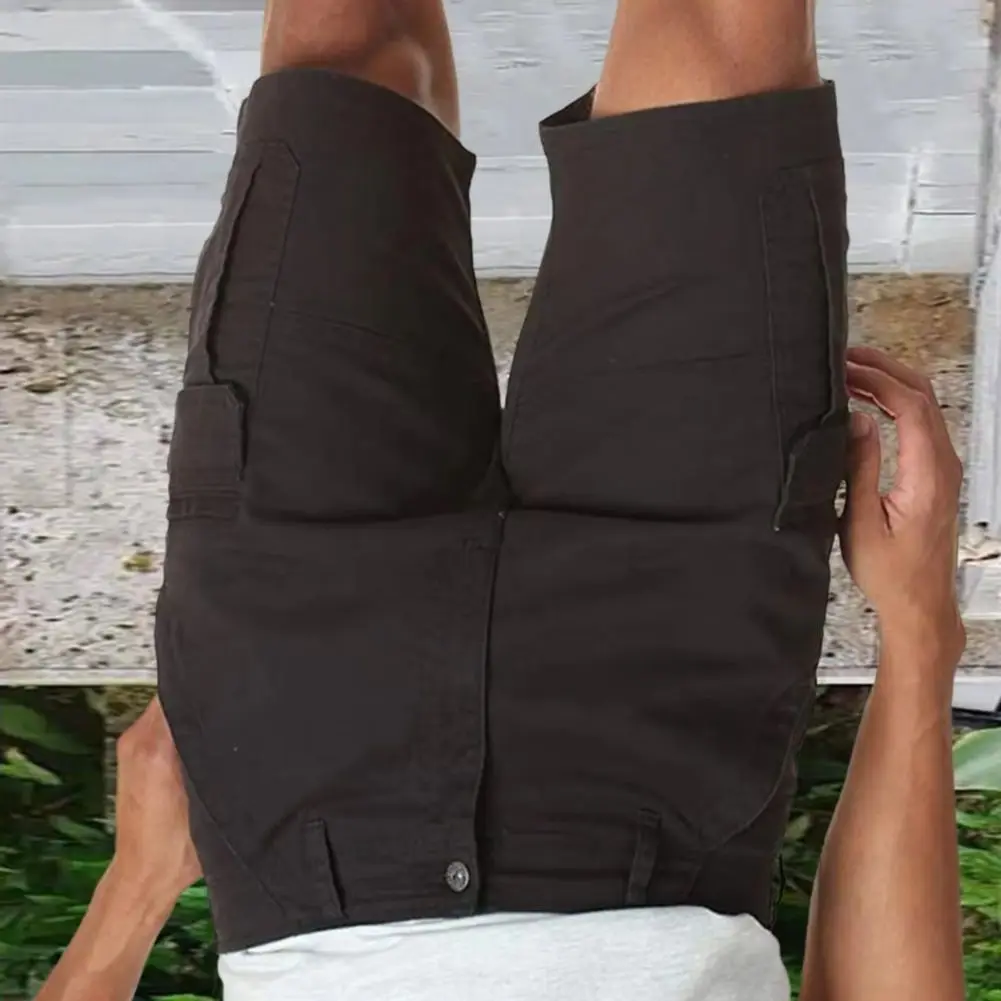 

2025 Men Shorts Casual Shorts with Reinforced Pockets Men's Cargo Shorts with Reinforced Pockets for Outdoor Activities
