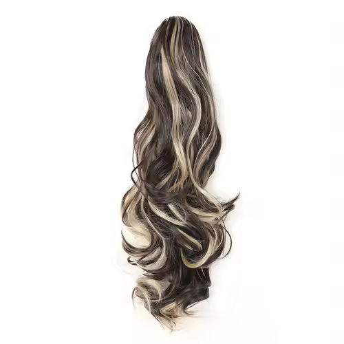 Claw Clip Ponytail Extension 18"&24 Clip in Wavy Synthetic Ponytail Hair Extensions Long Pony Tails for Women Extensions - Image 10