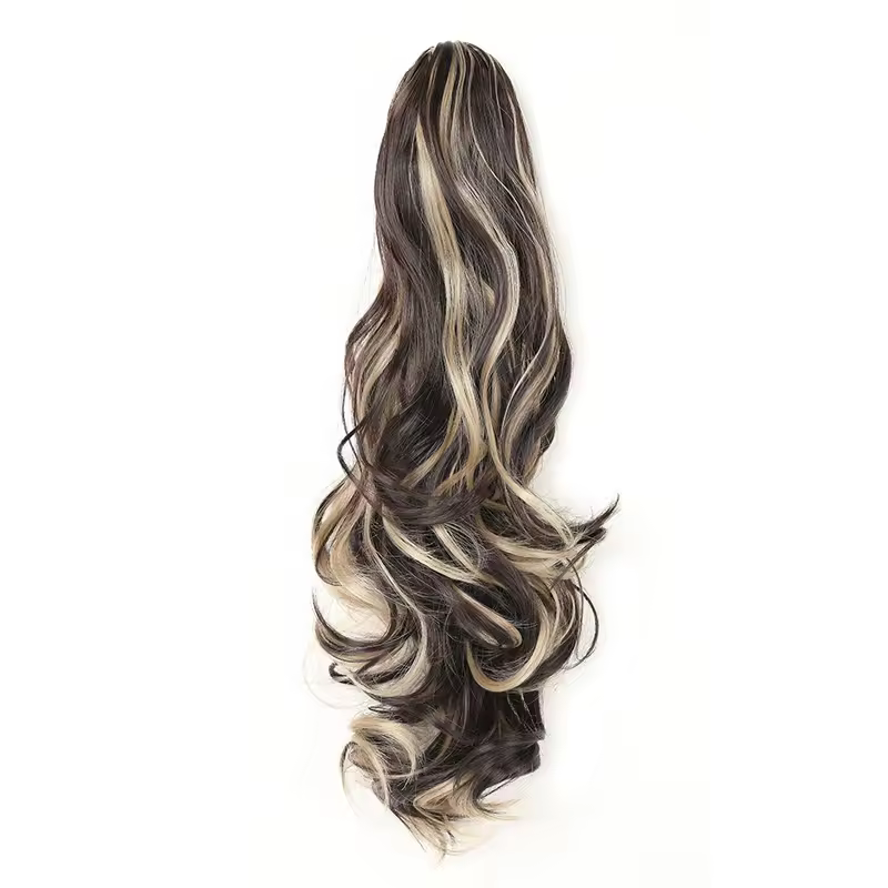 Claw Clip Ponytail Extension 18"&24 Clip in Wavy Synthetic Ponytail Hair Extensions Long Pony Tails for Women Extensions - Image 10