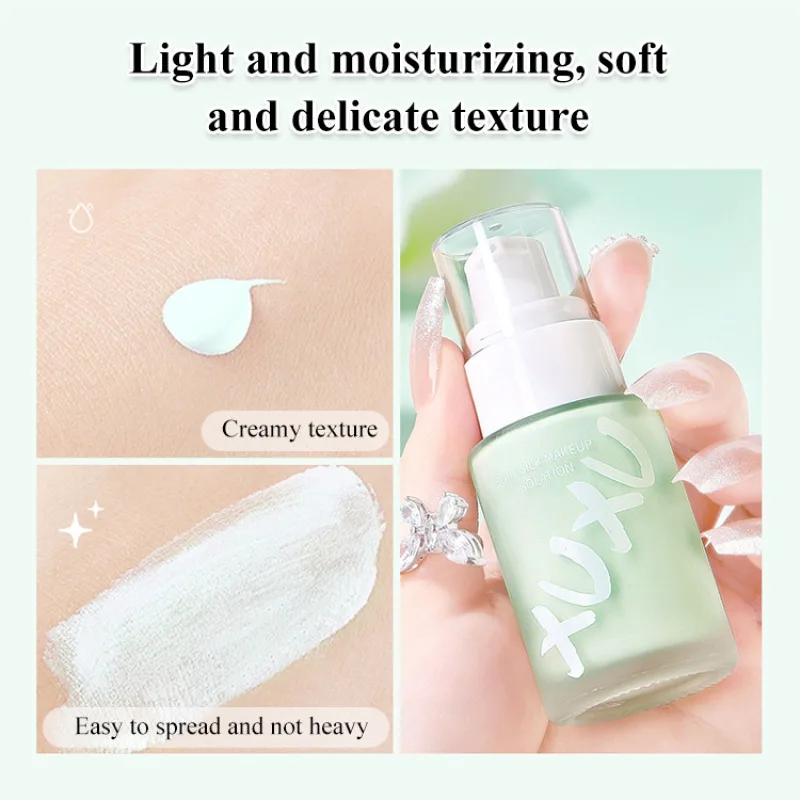 Soft Glow Hydra quench Gesichts creme Make-up Isolator natürliches Finish lang anhaltende klare Haut Make-up Holding Foundation