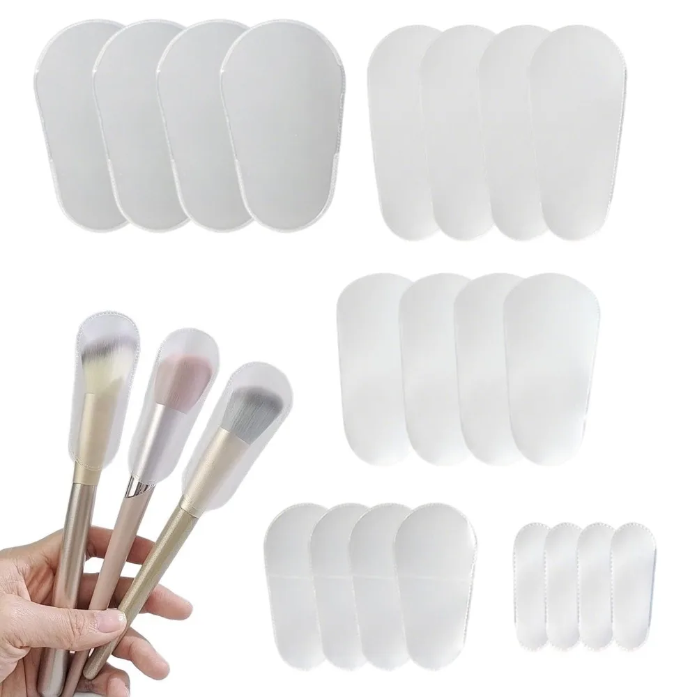 Protectores para brochas de maquillaje de 18 piezas: ajuste universal de 9 tamaños, inodoro y a prueba de polvo para almacenamiento en viajes (pronto para regalo)