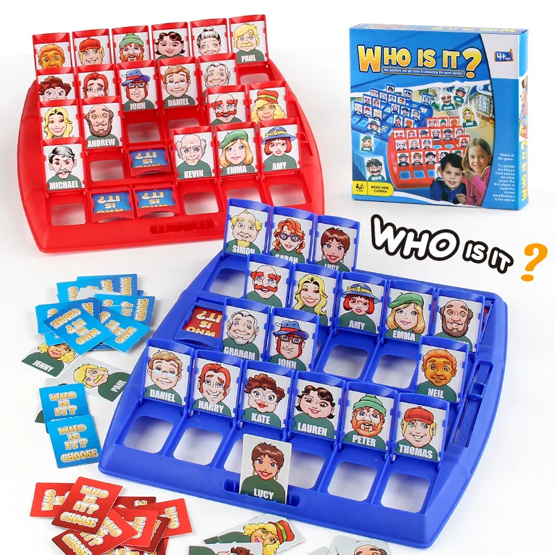 Guess who I am Children's toy tabletop game Parent-child interactive science and education puzzle leisure toy party game  juego