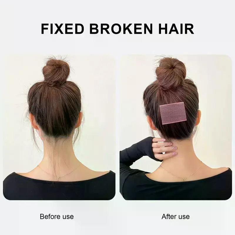 10Pcs Solid Color Bangs Magic Paste Posts Hair Sticker Clip Women Wash Face Makeup Patch Hair Accessories Styling Tools