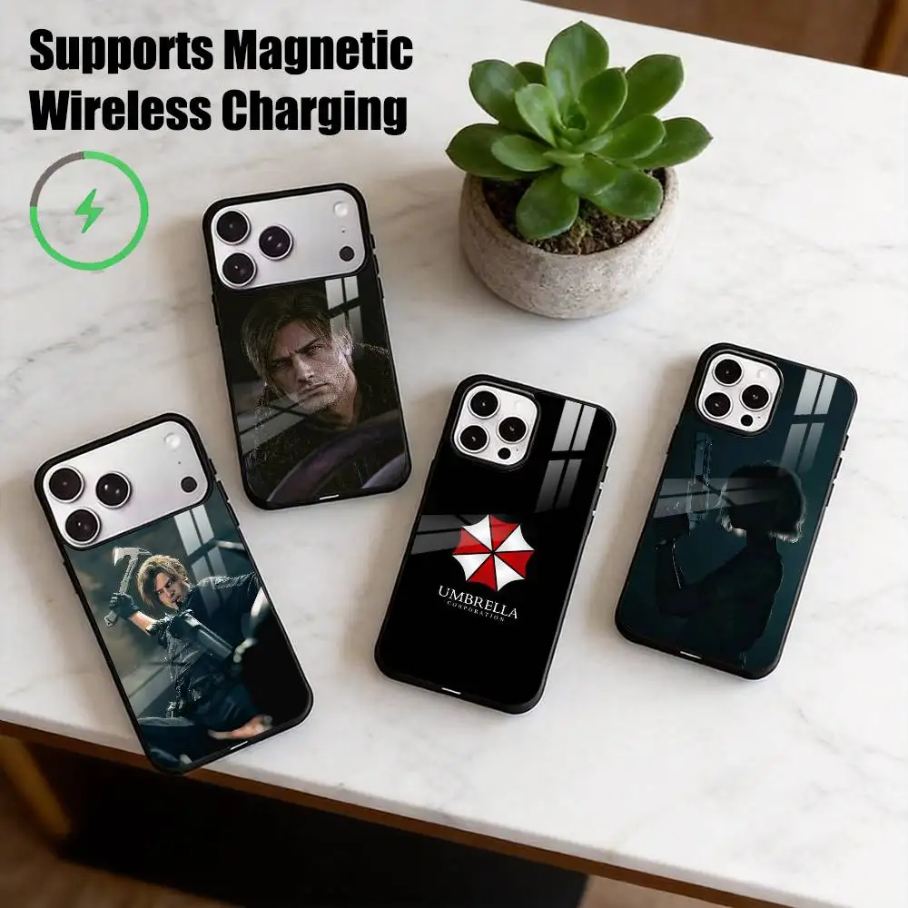 R-Resident Evil Game-E  Phone Case For iPhone17,16,15,14,13,12,11 Plus,Pro Allows magnetic wireless charging Gift
