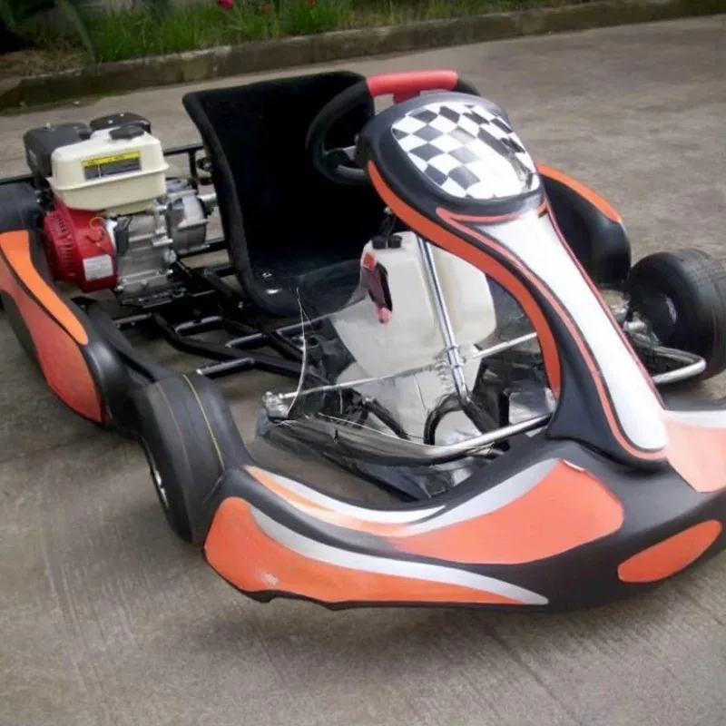 Adult Gas-Powered Lifan Engine High-Speed Outdoor Racing Go Kart for Sale