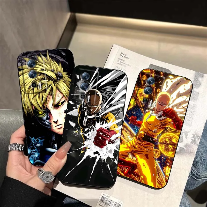 

One Anime Punch Man S-Saitama Phone Case For Xiaomi Redmi 12 13C 12C 13 10C 9T A2 9A 9C 7A Note 10S 8T 10 9 8 Pro 4G 5G Black