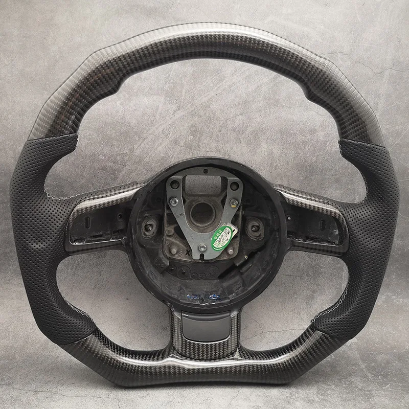 

Racing Sports Carbon Fiber Steering Wheel For Audi TT TTS 2008-2016 2015 2014 2013 2012 2011