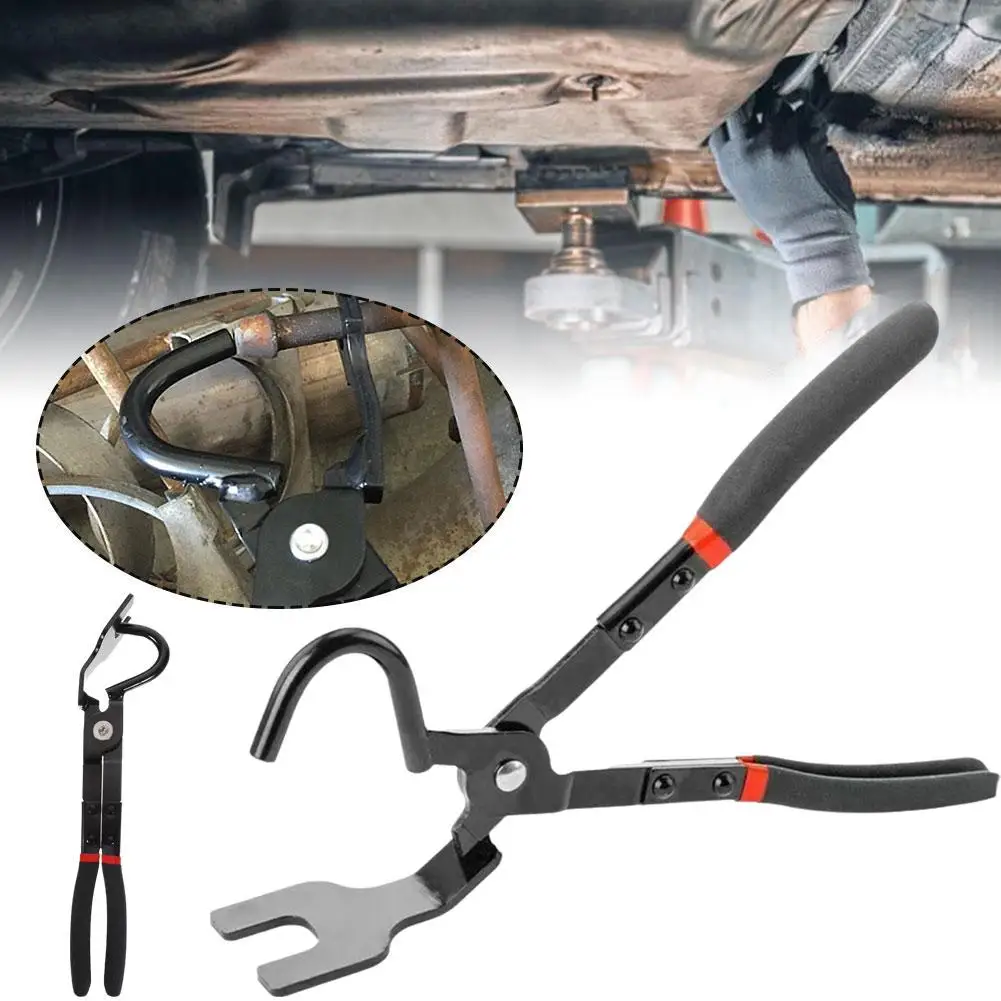 

30CM High Carbon Steel Car Exhaust Pipe Rubber Pad Rubber Pliers Slip Bracket Disassembly Separate Tool Sturdy Removal Non R0F0