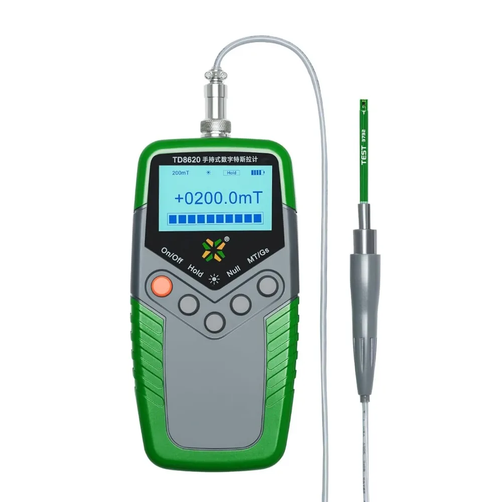 Permanent Magnet Gauss Meter 0-2400mT, Digital  Meter Magnetic Flux Meter Surface Magnetic Field Test 5% 2% 1% Accuracy