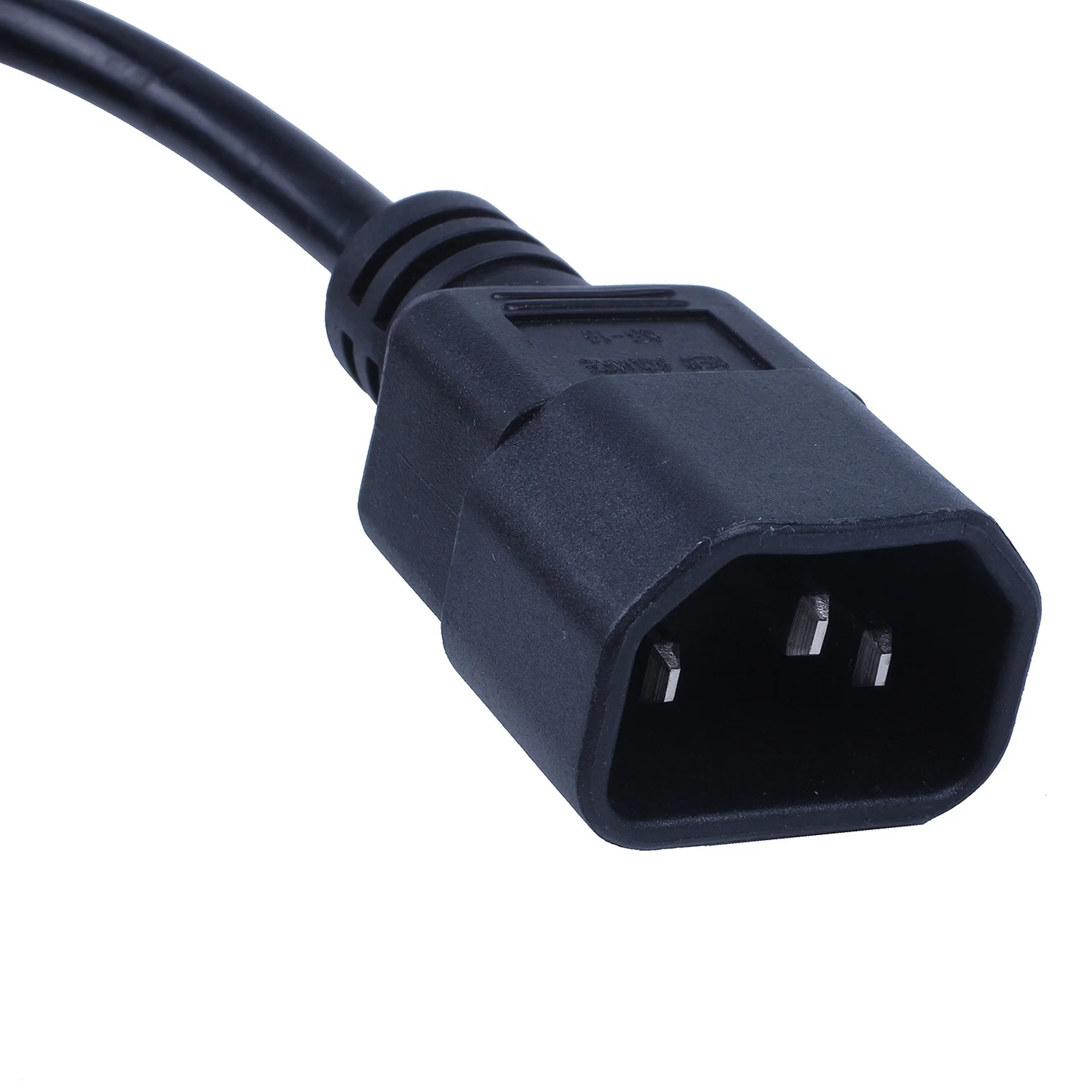 B04B-2X Special PDU UPS Power Cord Cable, IEC 320 C14 To C13 With On/Off Switch 30Cm Black