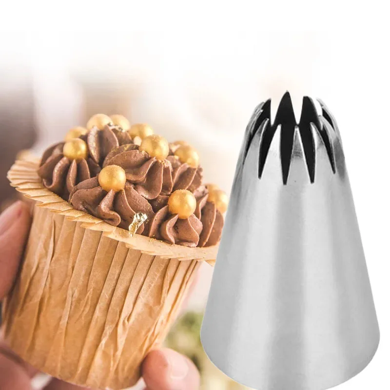 Cake Decorating Pastry Piping Nozzle Cookie Cream Pastry Icing Cake Decorating Tools Tips Bakeware Kitchen Baking Tools E12 D63