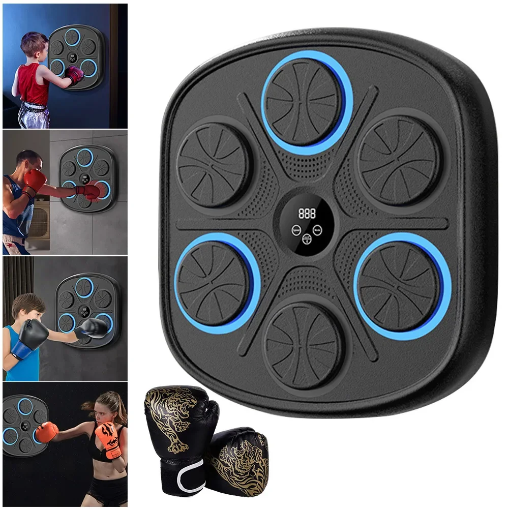Máquina de boxeo musical LED 9 niveles – entrenamiento en casa - imagen 3