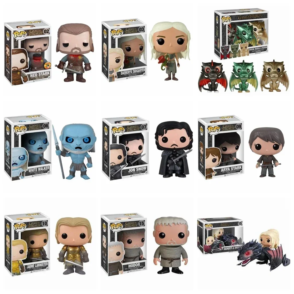 Funko POP Game 8 Трон Tyrion Lannister & Brandon на стуле, 10 см, экшн-фигурки, коллекция фигурок JON Snow, горячие игрушки