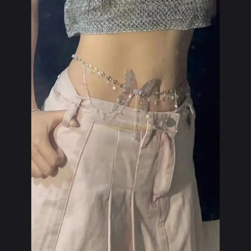 31BF TrendSetting Butterfly شرابات سلسلة خيول الجذب