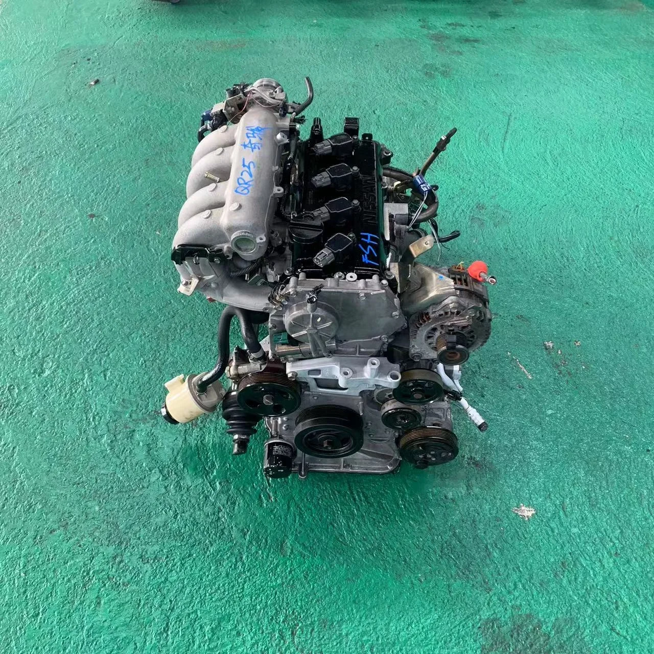 Original QR25 Used Complete Gasoline Engine Motor Assembly For Nissan X-Trail