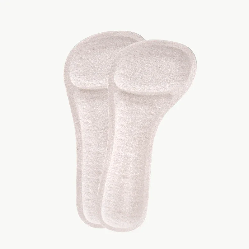 Self-adhesive Insoles for Women High-heeled Sandals Comfort Sweat-absorbent Shoe Sole Anti-Slip Memory Foam Seven-point Shoe Pad