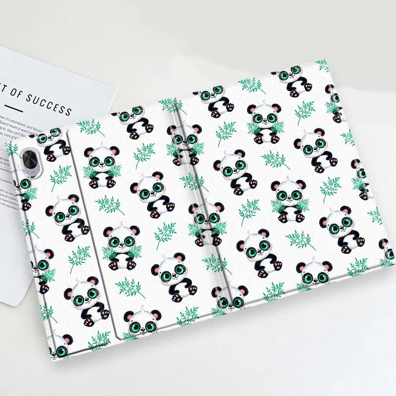 Cartoon Panda Heart Pattern Soft For Huawei MediaPad 11 M5 M6 ES Pro M5Lite Honor Pad V7 V8 X7 X8 X9 GT Pro Tab Tablet Case