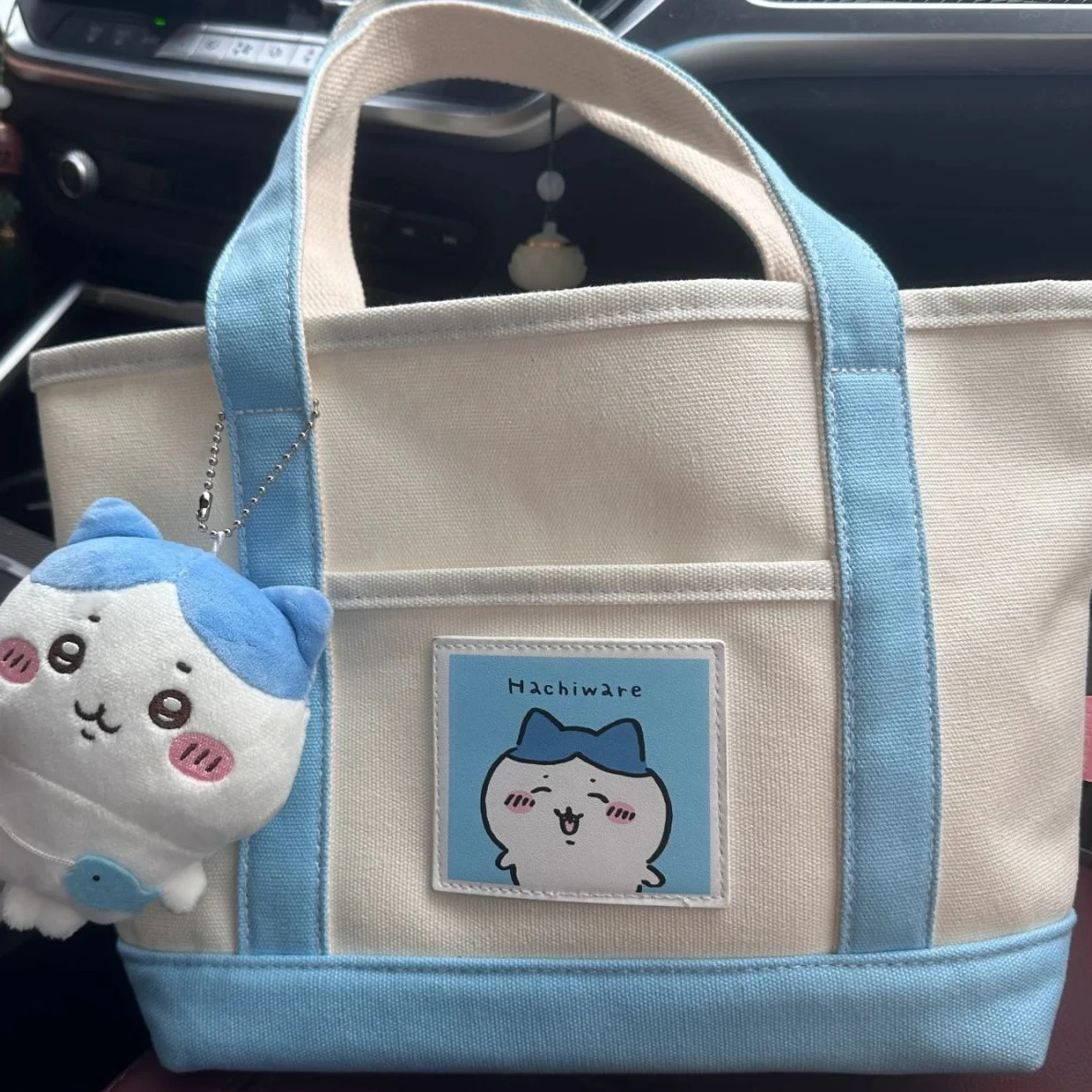 2024 New Chiikawa Usagi Pattern Tote Bag Large Capacity Women's Tote Bag Kawaii Student Commuter Shoulder Bag Girl's Gifts