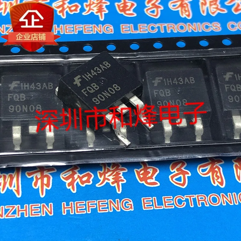 5PCS-10PCS FQB90N08 TO-263 80V 71A NEW AND ORIGINAL ON STOCK