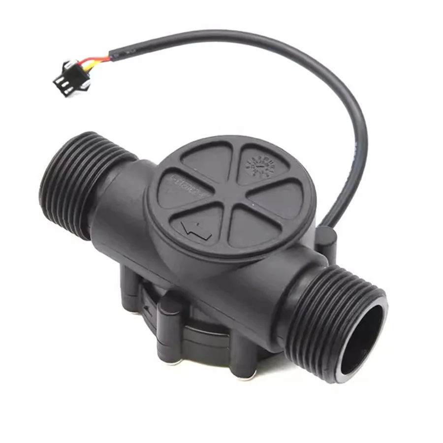 Water Flow Sensor DN25 DC3.5-24V 1 Inch 2-100L/min Hall Flowmeter Heat Pump Water Heater Flow Meter Switch Counter