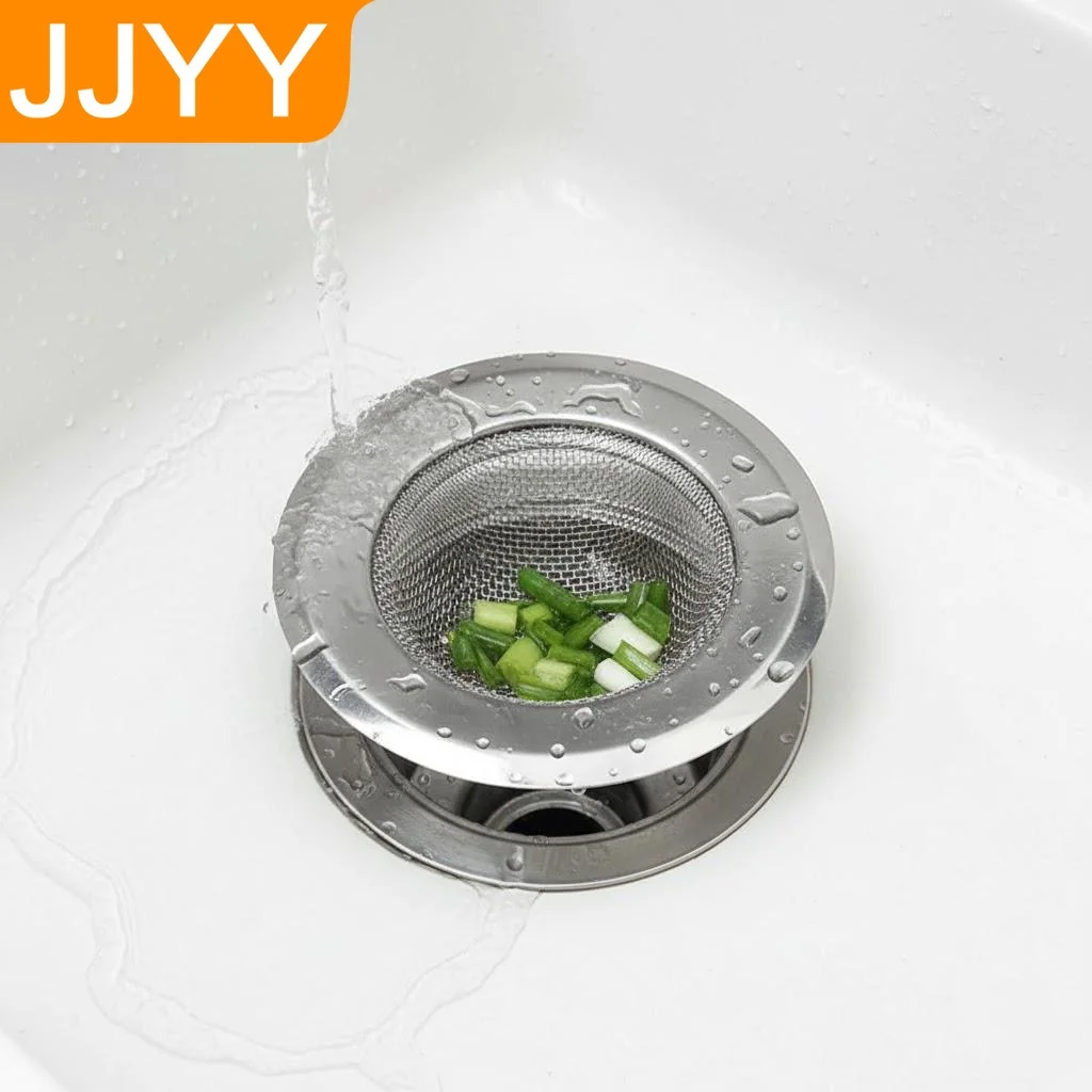 Stainless Steel Sink Strainer Household Floor Drain Shower Filter Kitchen Drain Clog Preventer